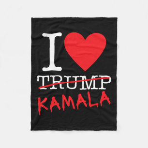 Halloween Kamala Harris November 5 2024 Fleece Blanket