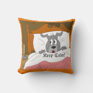 Halloween Keep Calm by Sommer Hamilton Cushion