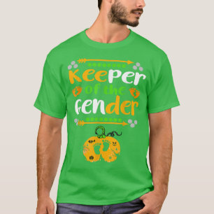 Halloween Keeper Of The Gender Reveal Baby Announc T-Shirt