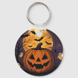 Halloween key key ring