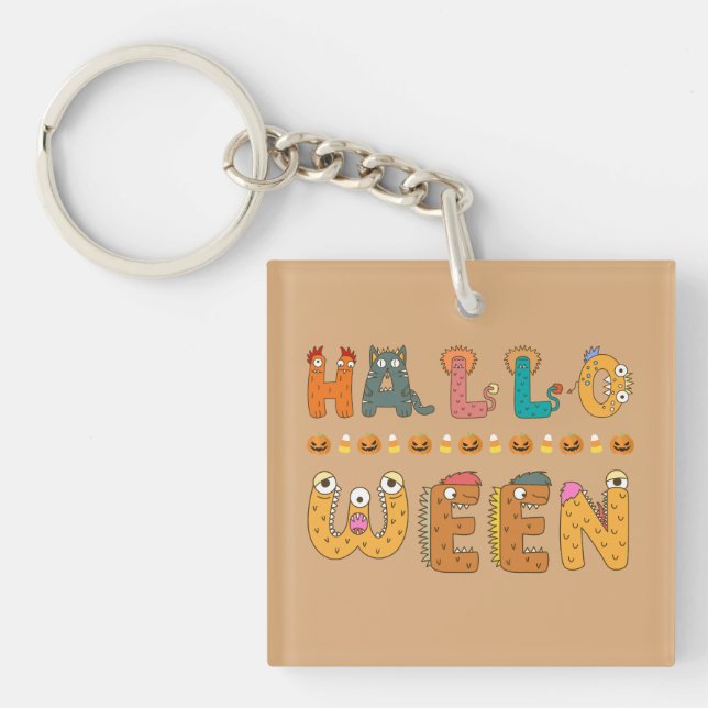 Halloween  key ring (Front)