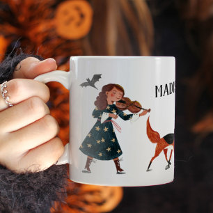Halloween kids costume parade coffee mug
