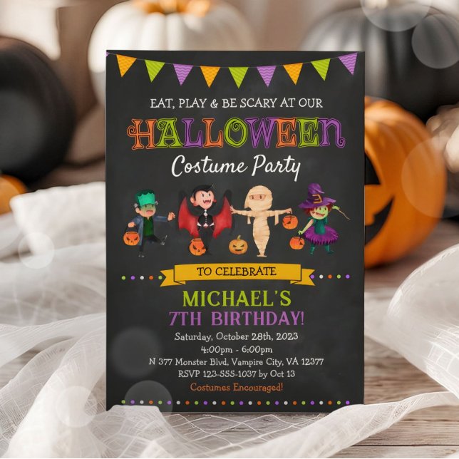 Halloween Kids Costume Party Invitation (Creator Uploaded)