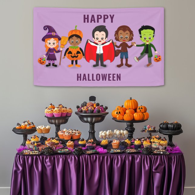 Halloween Kids’ Cute Costume Party Banner (Creator Uploaded)