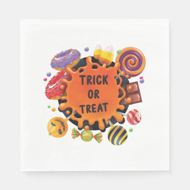 halloween kids  napkin (Front)