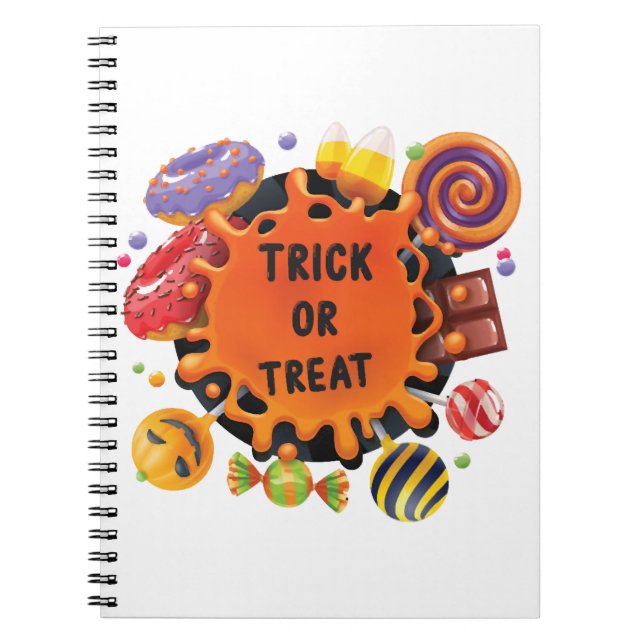 halloween kids  notebook (Front)