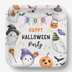 Halloween Kids Party Paper Plate