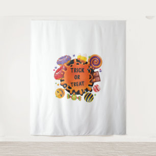 halloween kids  tapestry