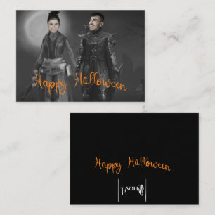 Halloween King And Queen of the Dark Card