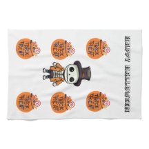 Halloween Kitchen Tea Towel