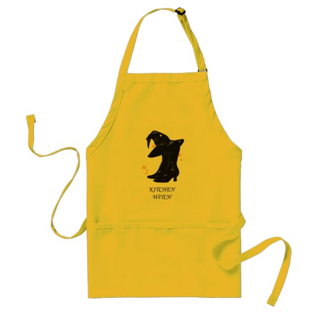 Halloween Kitchen Witch Apron (Front)
