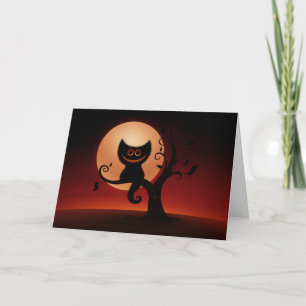 Halloween Kitten Card