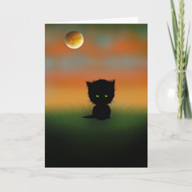 Halloween Kitten Card by Molly Harrison (Front)