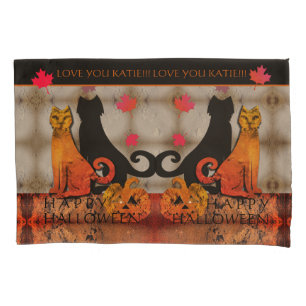 Halloween Kitty Cats Pillowcase