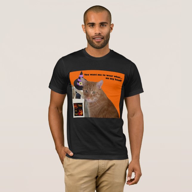 Halloween Kitty Funny Wear What T-Shirt (Front Full)