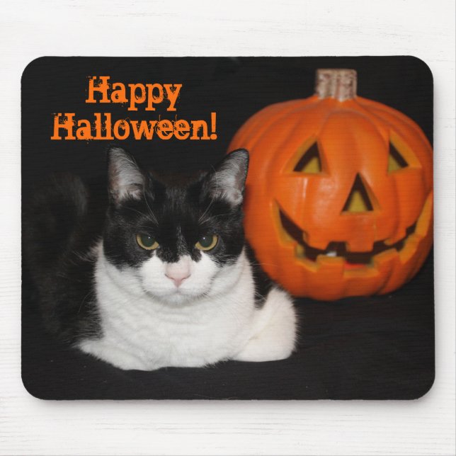 Halloween Kitty Mousepad (Front)