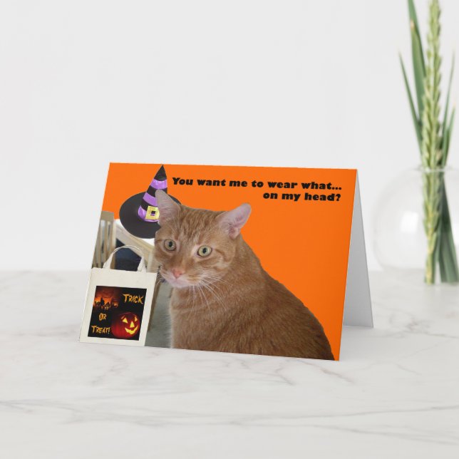 Halloween Kitty - Wear What Card (Front)