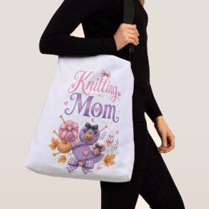 Halloween Knitting Mom - Crossbody Bag