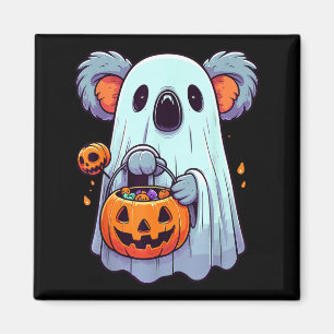 Halloween Koala Costume Ghost Animal Boo Spooky Magnet