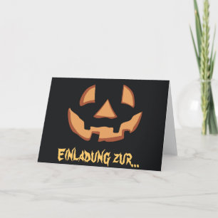Halloween - Kürbisgesicht Card