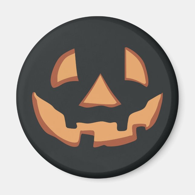 Halloween - Kürbisgesicht Magnet (Front)
