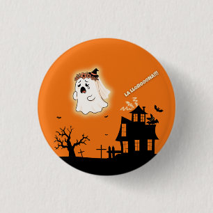 Halloween "La Llorona" - Venezuelan Legend Divert 3 Cm Round Badge