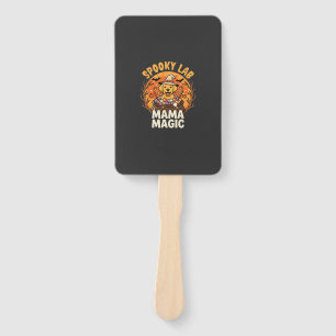 Halloween Labrador Mum Magic Hand Fan