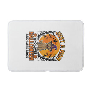 Halloween Labrador Mum Vintage Dog Design_1 Bath Mat