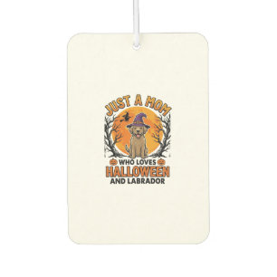 Halloween Labrador Mum Vintage Dog Design_1 Car Air Freshener