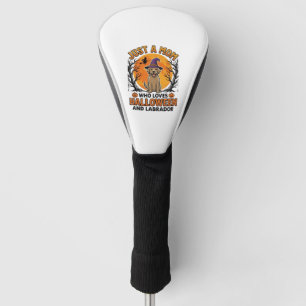 Halloween Labrador Mum Vintage Dog Design_1 Golf Head Cover