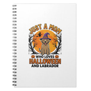 Halloween Labrador Mum Vintage Dog Design_1 Notebook