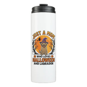 Halloween Labrador Mum Vintage Dog Design_1 Thermal Tumbler