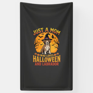 Halloween Labrador Mum Witch Dog Design_1 Banner