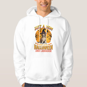 Halloween Labrador Mum Witch Dog Design_1 Hoodie