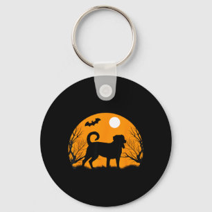 Halloween Labrador Retriever Black Lab Dog Owner Key Ring