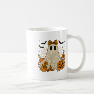 Halloween Lace Ghost Coquette Flower Bow Floral Sp Coffee Mug