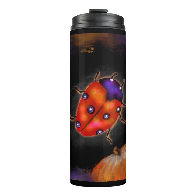 Halloween Ladybug Thermal Tumbler (Front)
