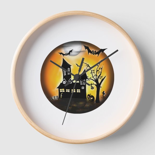 Halloween landscape clock (Front)