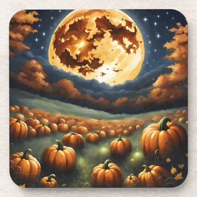 Halloween Landscape Coaster (Front)