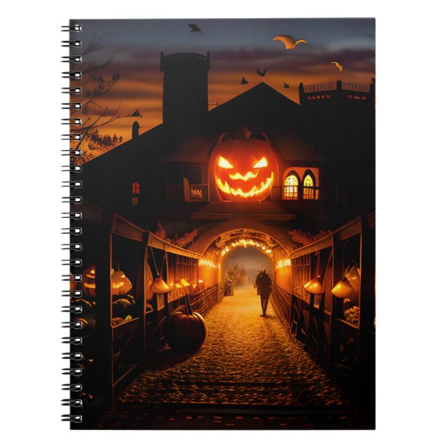 Halloween Landscape Five Notebook (Front)