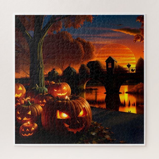 Halloween Landscape  Jigsaw Puzzle (Vertical)