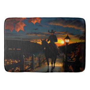 Halloween Landscape Seven Bath Mat