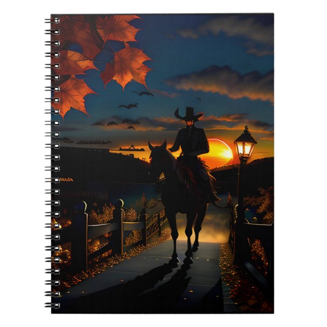 Halloween Landscape Seven Notebook (Front)