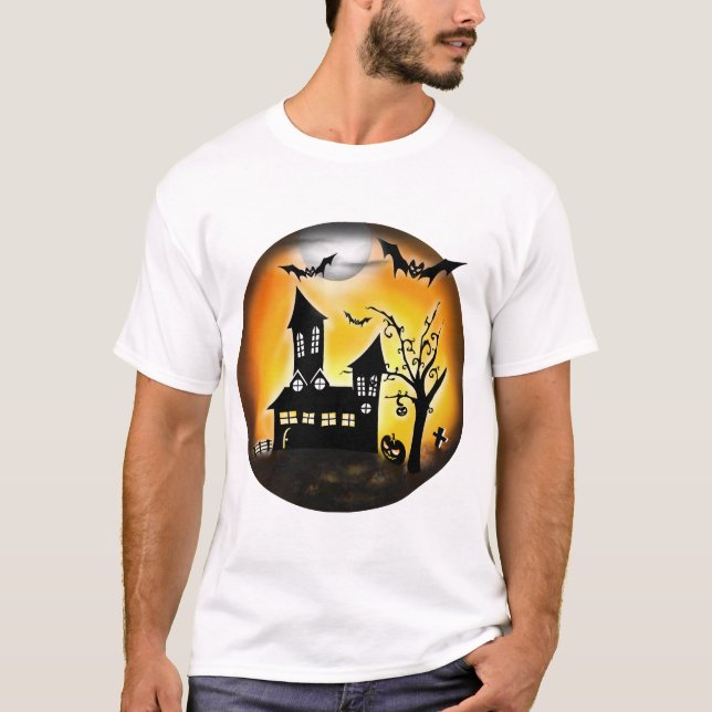 Halloween landscape T-Shirt (Front)