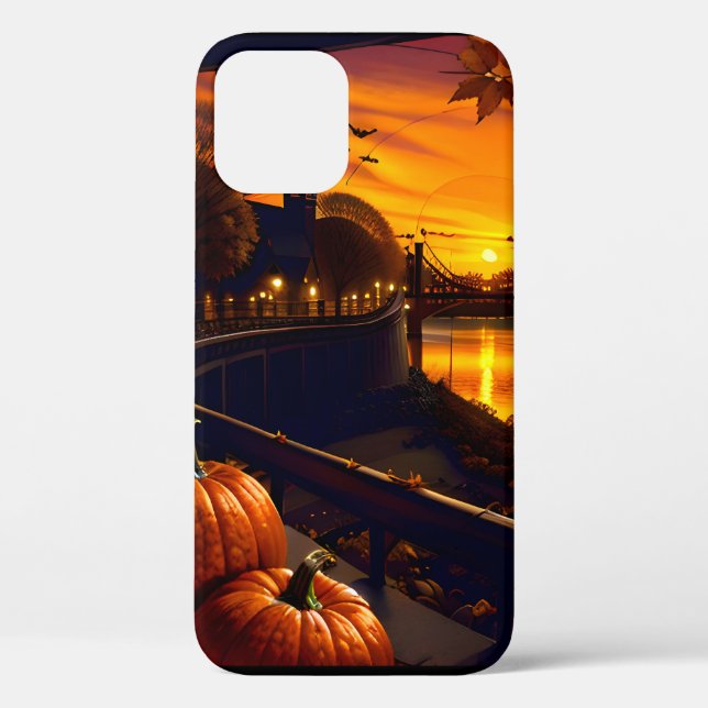Halloween Landscape Two Case-Mate iPhone Case (Back)
