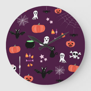 Halloween Large Clock