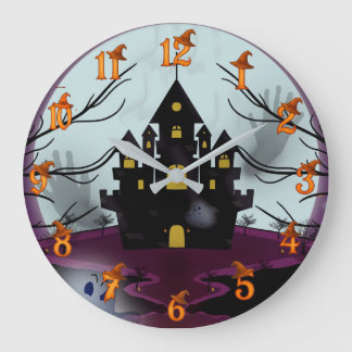 Halloween large clock