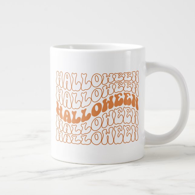 Halloween Large Coffee Mug (Right)