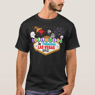 Halloween Las Vegas Matching Trip Vacation Travel T-Shirt
