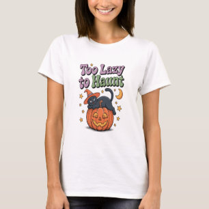 Halloween Lazy Ghost T-Shirt